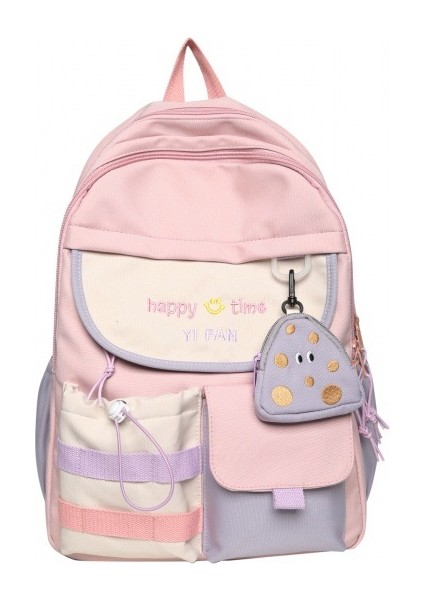 Öğrenci Büyük Kapasiteli Sevimli Sırt Çantası Ins Kore Tarzı Okul Çantası (Yurt Dışından)