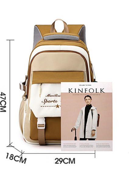 Yeni Kore Tarzı Öğrenci Sırt Çantası Büyük Kapasiteli Öğrenci Sırt Çantası (Yurt Dışından) indirimleri