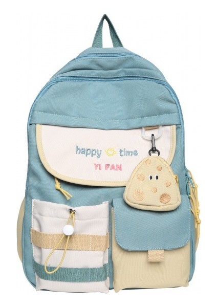 Öğrenci Büyük Kapasiteli Sevimli Sırt Çantası Ins Kore Tarzı Okul Çantası (Yurt Dışından)