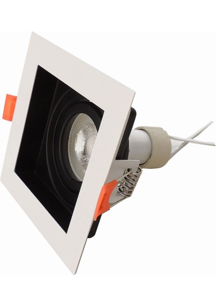 Kare Sıva Altı LED Panel Armatür GU10 Osram Ampul+Soket