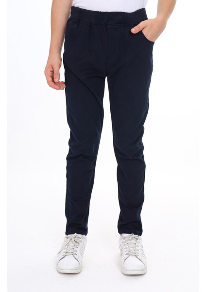 Okul Pantolonu Beli Lastikli Kaşkorseli ECCK-BYMİK-JEAN-8431-8331