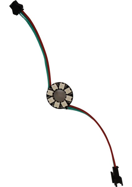WS2812B Matrix Dijital Esnek Ekran 8 LED Halka Rgb LED Ayrı Ayrı Adresli Matrix Ekran 5V