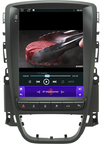 Opel Astra J Android 10 Multimedya Carplay 2gb RAM+32GB HDD Navigasyon Tesla Ekran