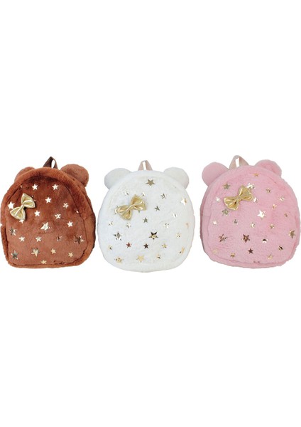 Peluş Sırt Çantası Yaldızlı PP-629