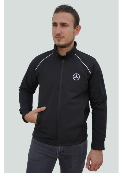 Mercedes Mont Softshell Biyeli Model 5 Cepli Likralı Siyah