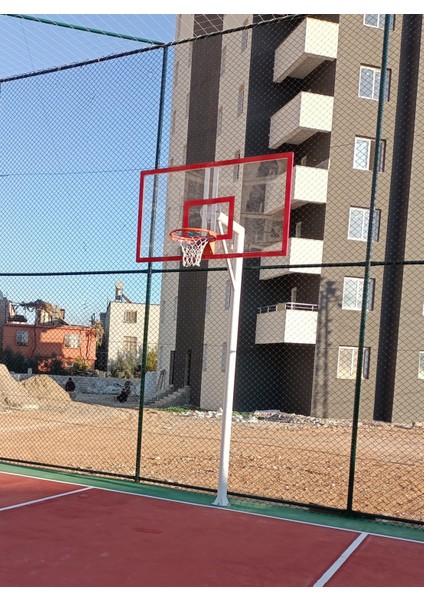 Mia Basketbol Potası 105*180 8 mm Solid Polikarbon 45 cm Yaylı Çember