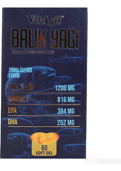 Vitagil Omega-3 Balık Yağı 60 Softjel