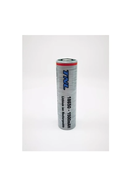 18650 1500MAH 3.7V Li-Ion Başlıksız Pil Batarya