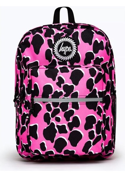 Pink & Black Outlıne Anımal Utılıty Backpack (TWLG-861_1SZ)