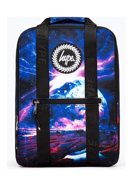 Blue & Purple Galaxy Space Boxy Backpack (TWLG-828_1SZ) fiyatları