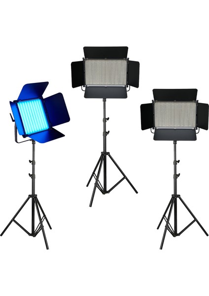 Rgb'li Panel LED Video Işık Seti - 2020W