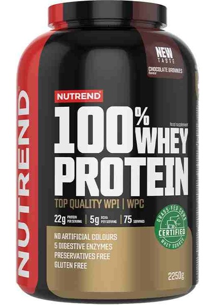 Whey Protein 2250 gr Gluten Free