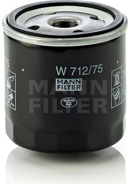 Mann Filter W712/75 Yağ Filtresi