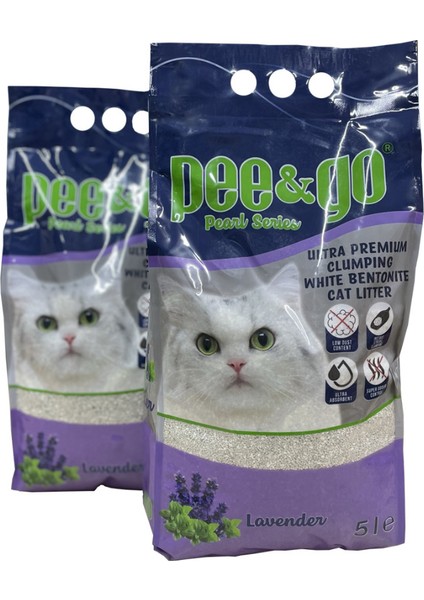 Pee Go Kedi Kumu 5 Lt Lavanta Kokulu x 2 Adet