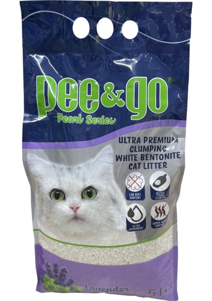 Pee Go Kedi Kumu 5 Lt Lavanta Kokulu x 2 Adet