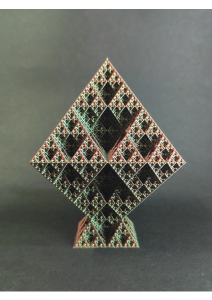 Octahedron Renk Değiştiren Dekoratif Süs