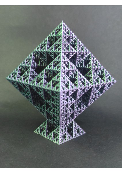 Octahedron Renk Değiştiren Dekoratif Süs