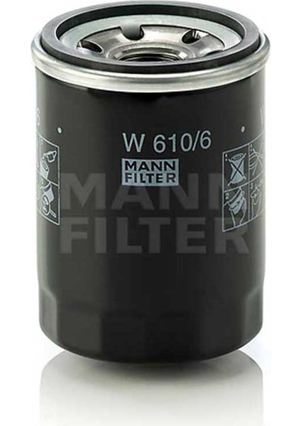 Honda Civic Fc5 1.6 Yağ Filtresi 2017-2021 Mann Filter