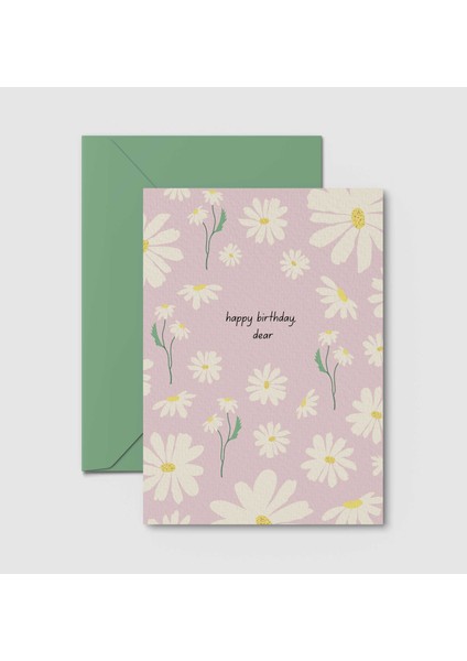 Kartpostal - Tebrik Kartı & Zarf Happy Birthday Doğumgünü Iyi Ki Doğdun