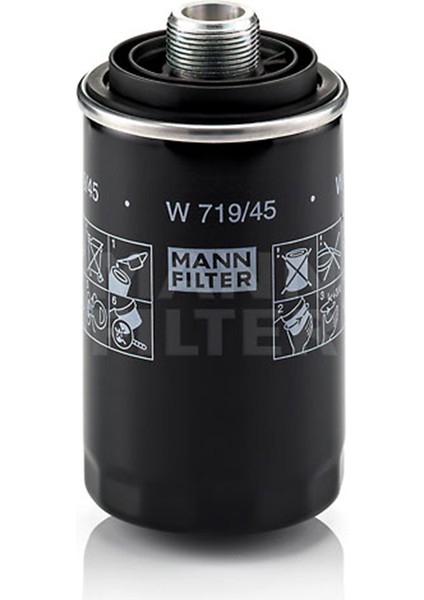 Audi A5 2.0 Tfsı 211HP Benzinli Yağ Filtresi 2010-2013 Mann Filter