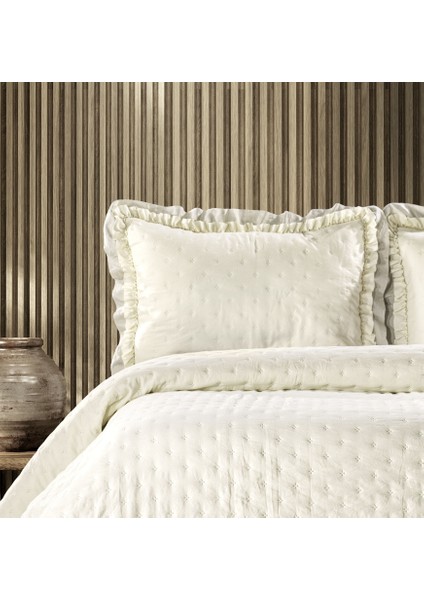 Lima Çift Kişilik Yatak Örtüsü Krem fiyatları