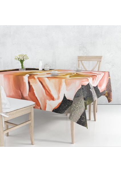 Modern Temalı Dijital Baskı Masa Örtüsü Alho_tblc-4 (140X180)
