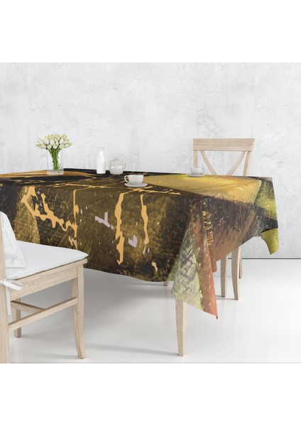 Modern Temalı Dijital Baskı Masa Örtüsü Alho_tblc-6 (140X220)
