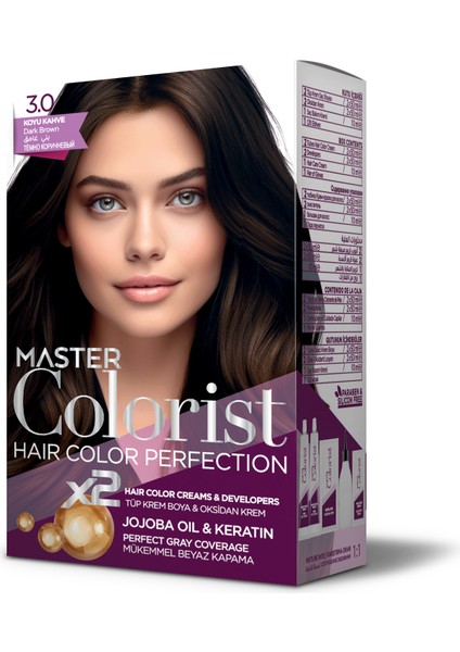 Master Colorist Set Boya 3.0  Koyu Kahve