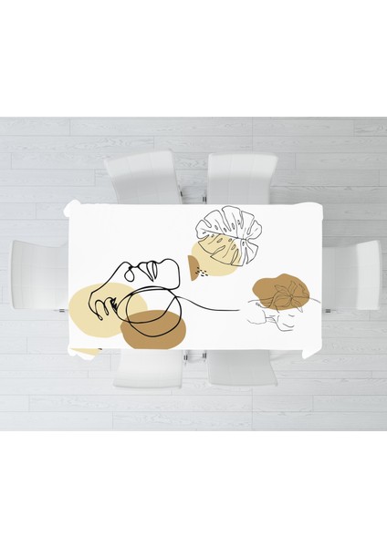 Modern Temalı Dijital Baskı Masa Örtüsü Alho_tblc-15 (140X180) modelleri