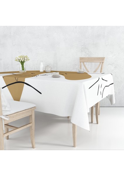 Modern Temalı Dijital Baskı Masa Örtüsü Alho_tblc-19 (140X220)