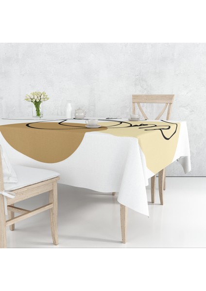Modern Temalı Dijital Baskı Masa Örtüsü Alho_tblc-16 (140X220)