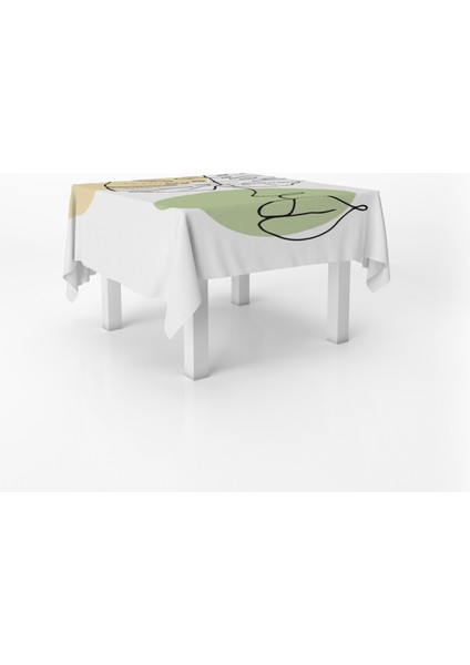 Modern Temalı Dijital Baskı Masa Örtüsü Alho_tblc-17 (140X260) fiyatları