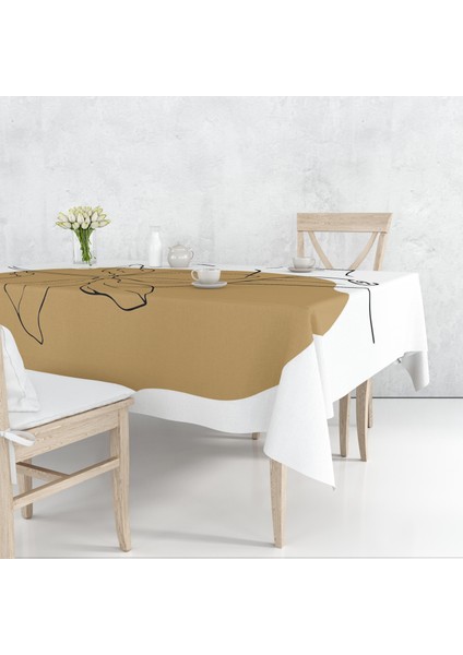 Modern Temalı Dijital Baskı Masa Örtüsü Alho_tblc-18 (140X220)