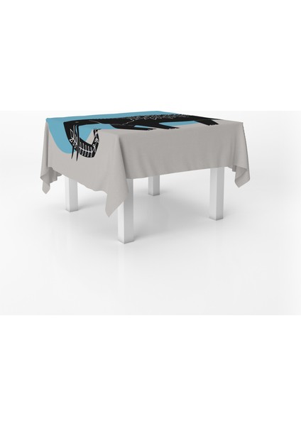 Fil Temalı Dijital Baskı Masa Örtüsü Alho_tblc-27 (140X220) fiyatları