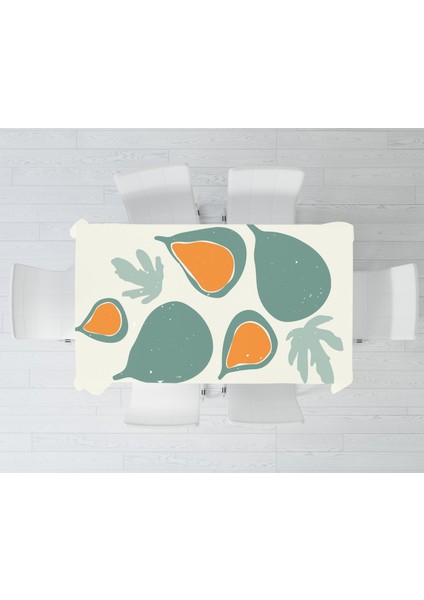 Incir Temalı Dijital Baskı Masa Örtüsü Alho_tblc-39 (140X180) modelleri