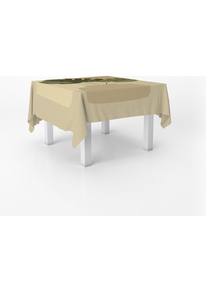 Çiçek Temalı Dijital Baskı Masa Örtüsü Alho_tblc-34 (140X220) fiyatları