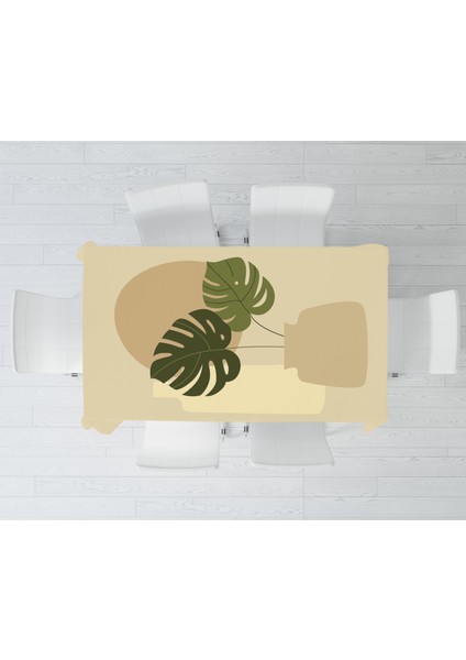 Çiçek Temalı Dijital Baskı Masa Örtüsü Alho_tblc-34 (140X260) modelleri