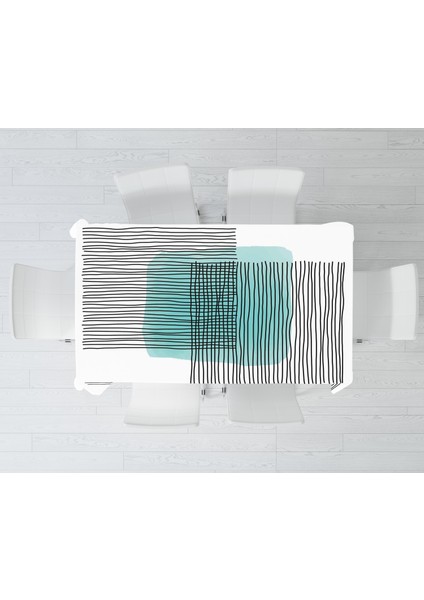 Modern Temalı Dijital Baskı Masa Örtüsü Alho_tblc-43 (140X220)