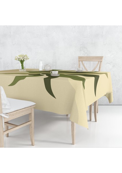 Çiçek Temalı Dijital Baskı Masa Örtüsü Alho_tblc-36 (140X220)