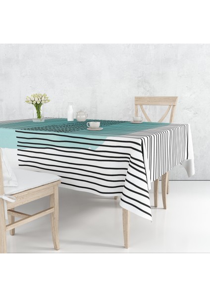 Modern Temalı Dijital Baskı Masa Örtüsü Alho_tblc-43 (140X180)