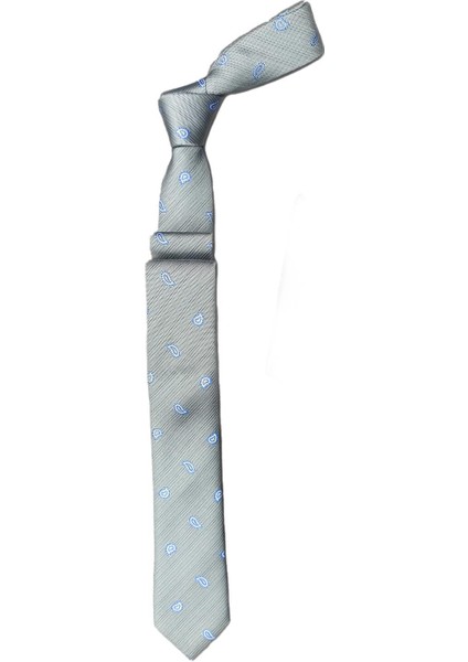 Şeritli Şal Desen Mikrofiber Erkek Kravat Aksesuar