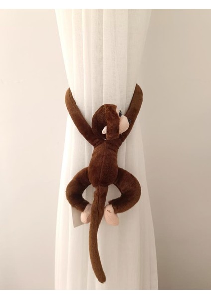 Sarılan Maymun Peluş Perde Tutucu Askı Çocuk Oyuncak Uyku Arkadaşı fırsatları