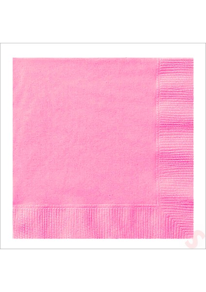 Peçete, Pembe - 30 x 30 cm - 20 Adet modelleri