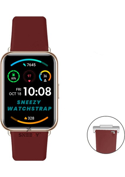 Huawei Watch Fit 2 Uyumlu Purelux Soft Silikon Kordon modelleri