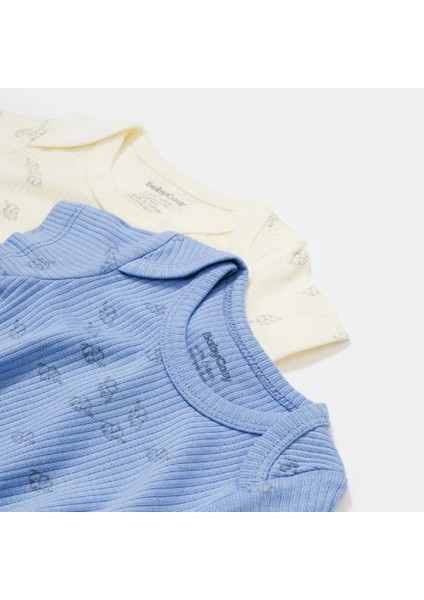 Babycosy Organic Cotton 2 Li Kısa Kollu Bebek Zıbın Atlet CSYM1121 modelleri