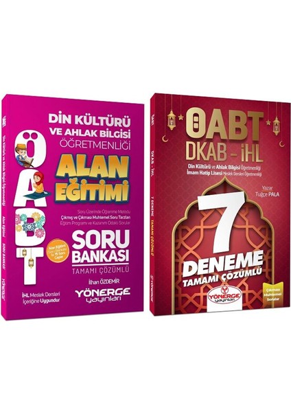 Yönerge Öabt Din Kültürü Soru + 7 Deneme 2 Li Set - Tuğçe Pala Yönerge Yayınları