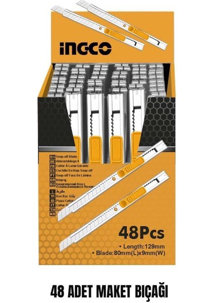 Ince Maket Bıçağı (48 Adet) modelleri