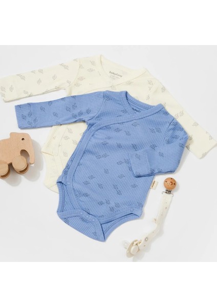 Babycosy Organik Organic Cotton Kruvaze 2 Li Bebek Badi Takım