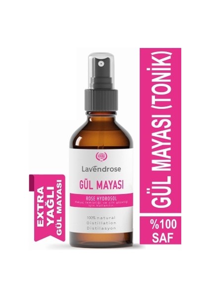 Gül Mayası Tonik - %100 Doğal Aydınlatıcı 100 ml