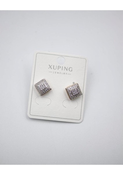 Özel Seri Rose Gold, Baget, Taşlı Küpe